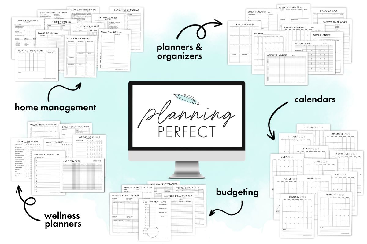 planning printable bundle